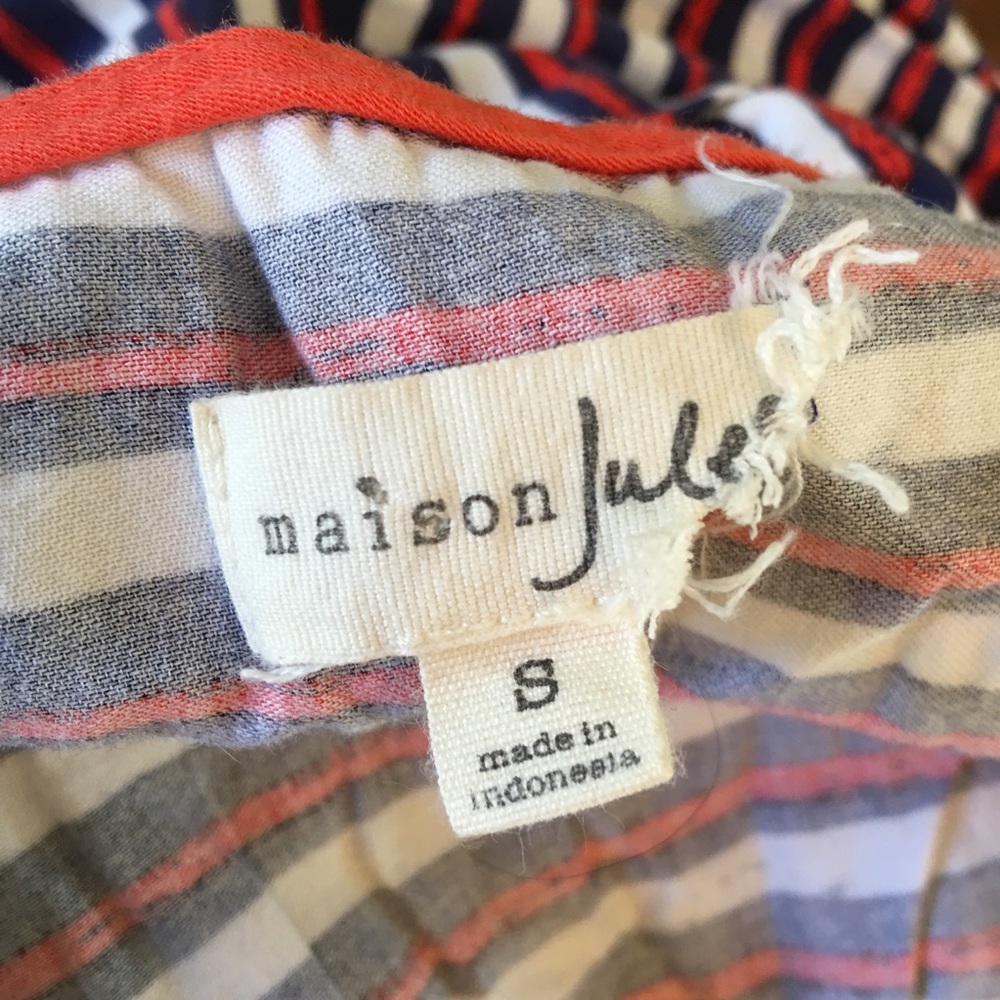 MAISON JULES Striped Dress - Sz Small - Picture 6 of 6